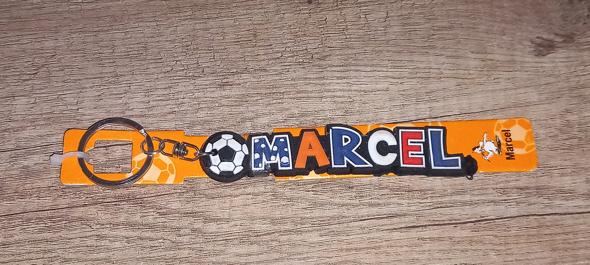 Sleutelhanger voetbal: Marcel
