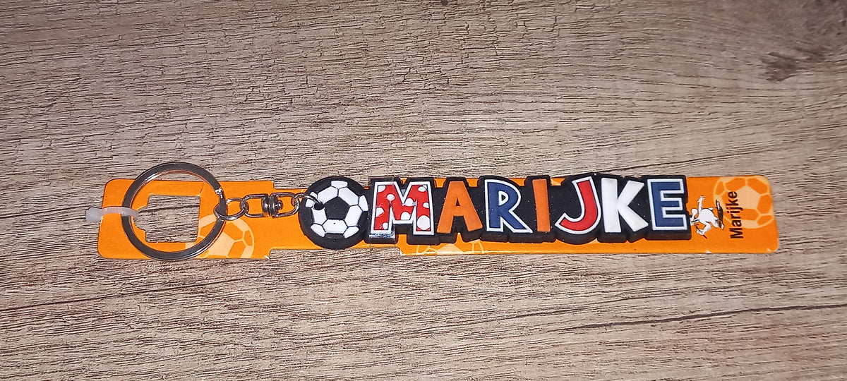 Sleutelhanger voetbal: Marijke