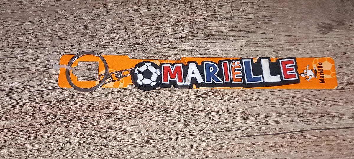Sleutelhanger voetbal: Marielle