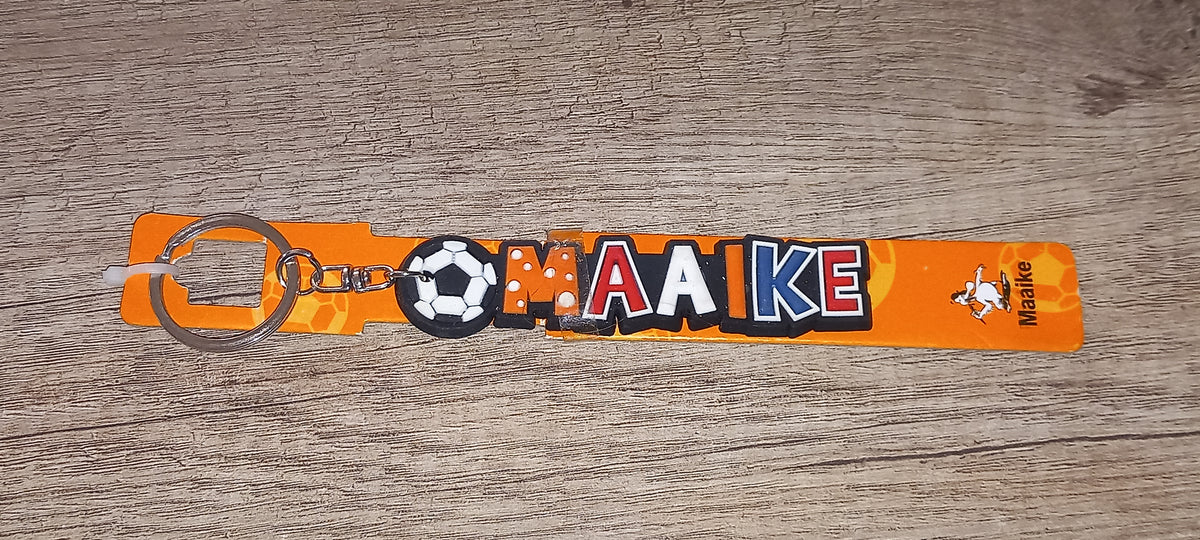 Sleutelhanger voetbal: Maaike