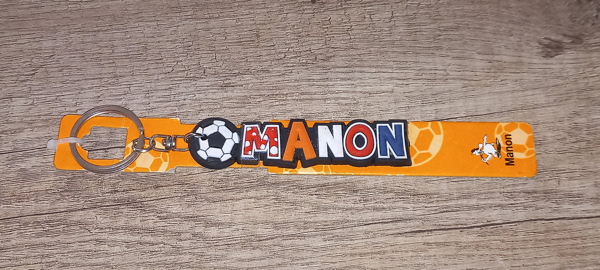 Sleutelhanger voetbal: Manon