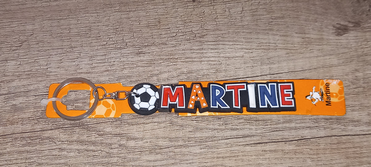 Sleutelhanger voetbal: Martine