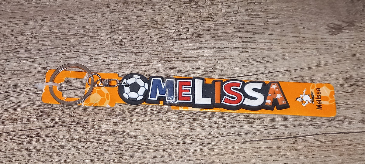 Sleutelhanger voetbal: Melissa