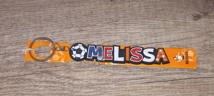 Sleutelhanger voetbal: Melissa