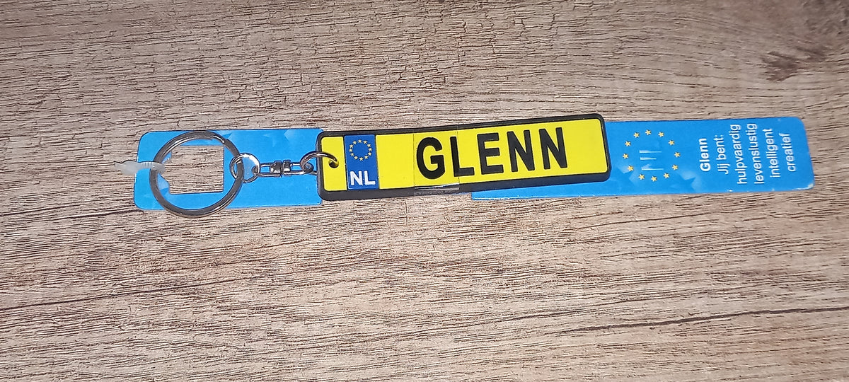 Sleutelhanger kenteken: Glenn