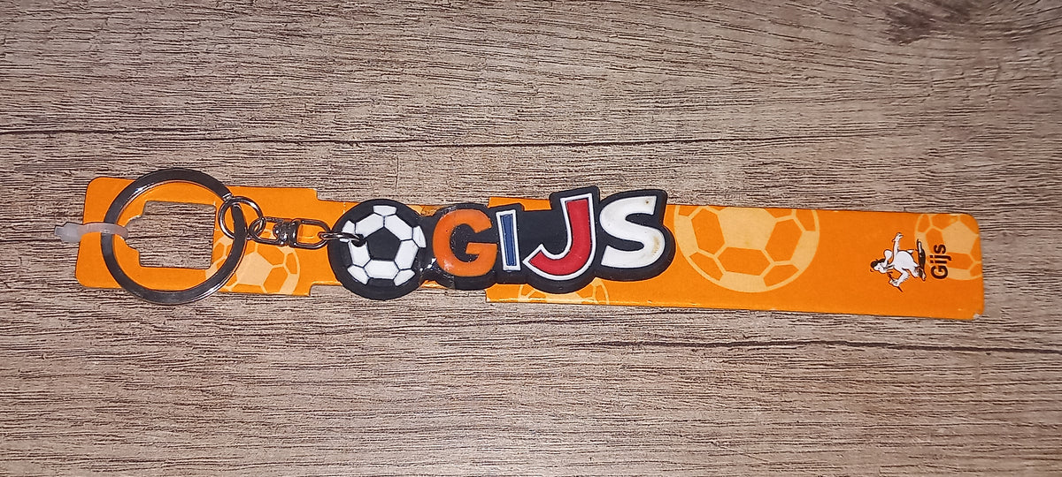 Sleutelhanger voetbal: Gijs