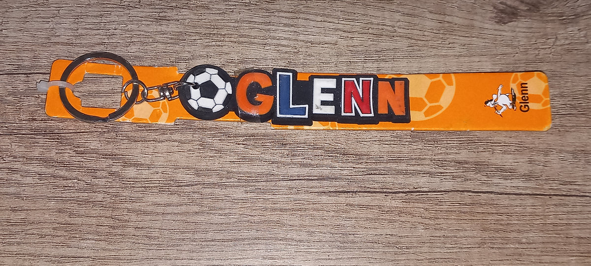 Sleutelhanger voetbal: Glenn