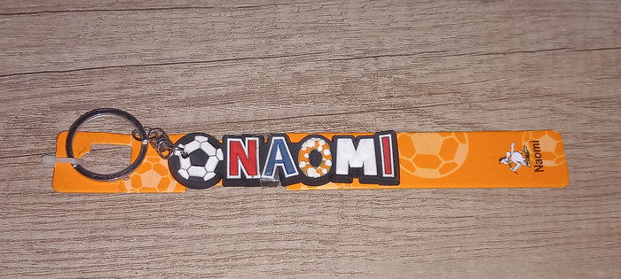Sleutelhanger voetbal: Naomi