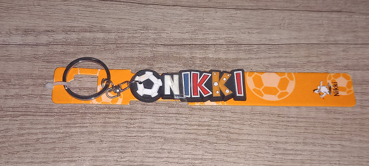 Sleutelhanger voetbal: Nikki