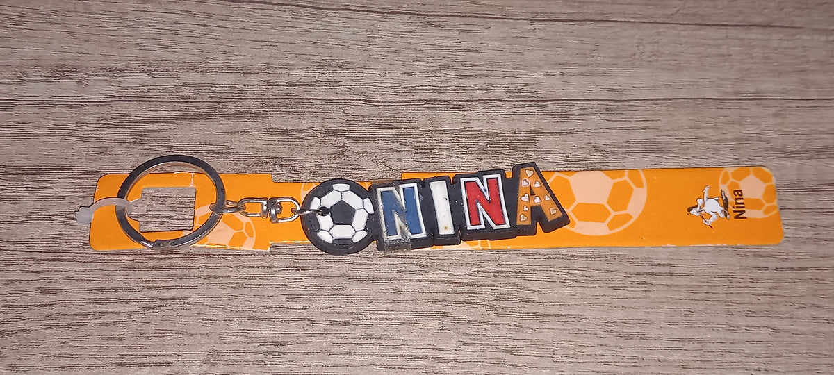 Sleutelhanger voetbal: Nina