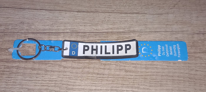 Sleutelhanger kenteken Duits: Philipp