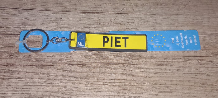 Sleutelhanger kenteken: Piet