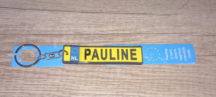 Sleutelhanger kenteken: Pauline