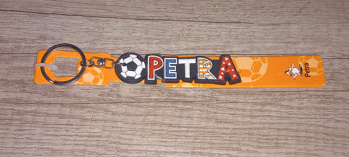 Sleutelhanger voetbal: Petra