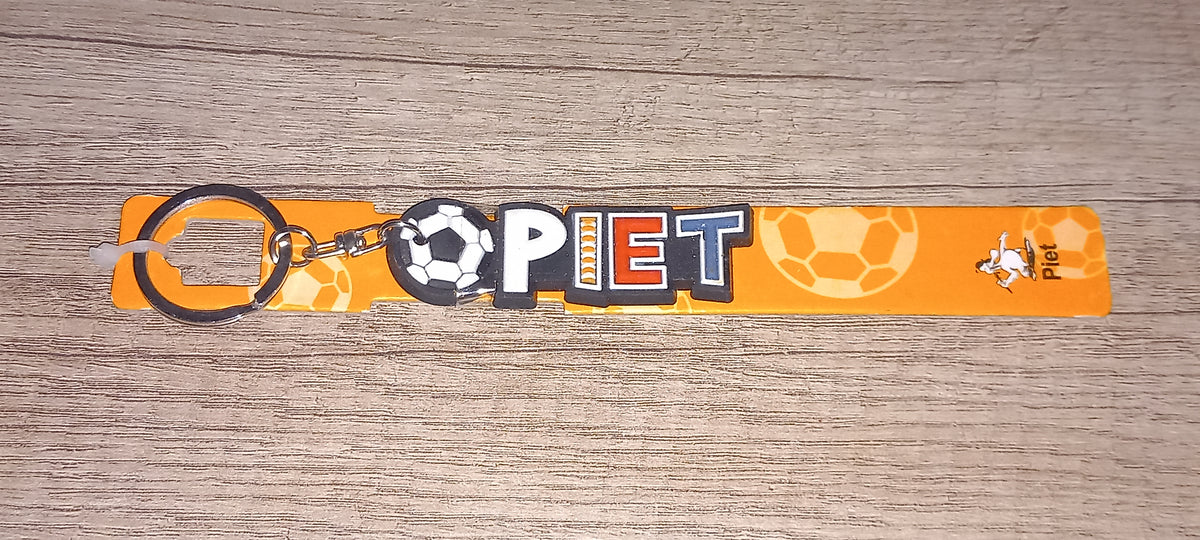 Sleutelhanger voetbal: Piet
