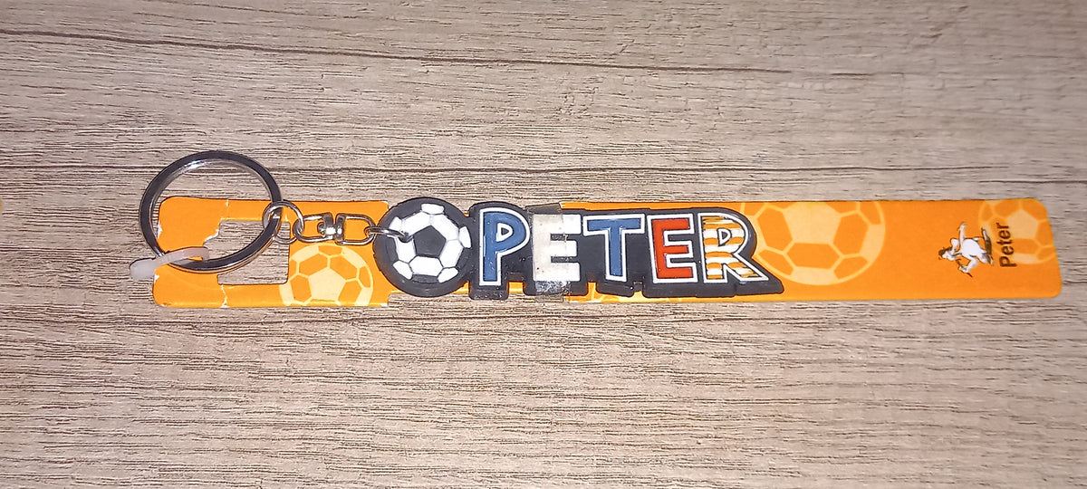 Sleutelhanger voetbal: Peter