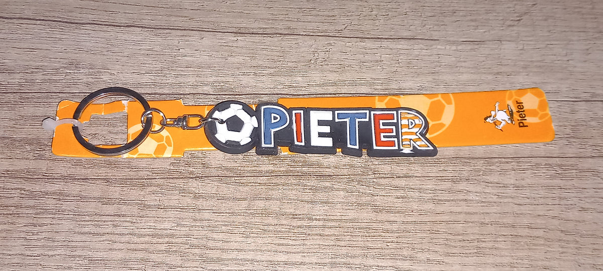 Sleutelhanger voetbal: Pieter