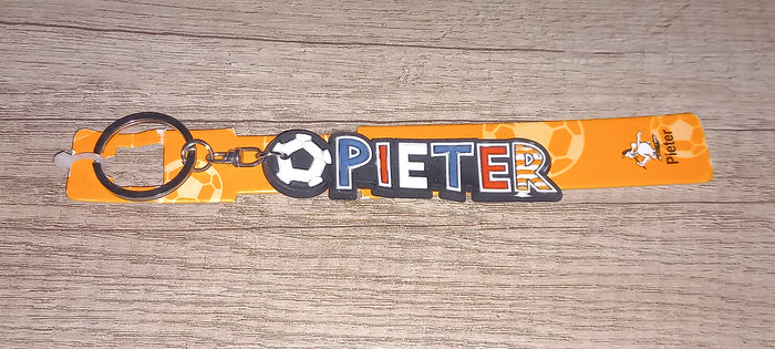Sleutelhanger voetbal: Pieter