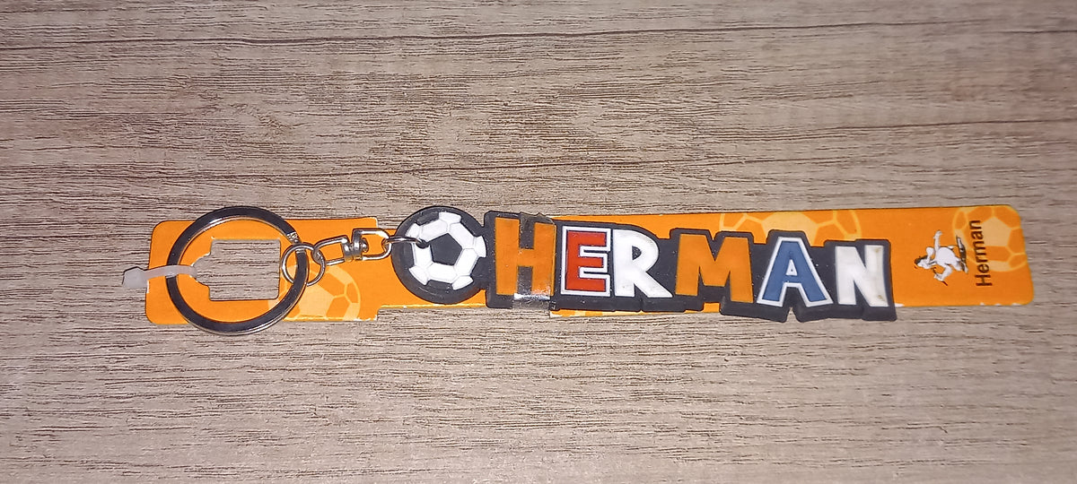 Sleutelhanger voetbal: Herman
