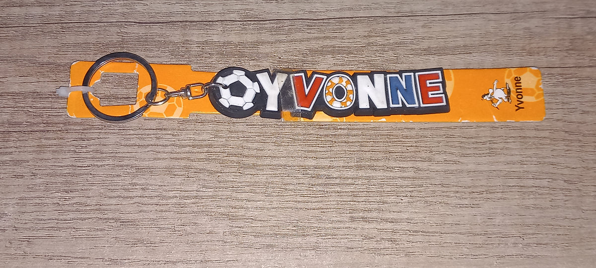 Sleutelhanger voetbal: Yvonne