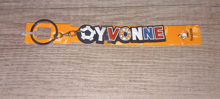 Sleutelhanger voetbal: Yvonne