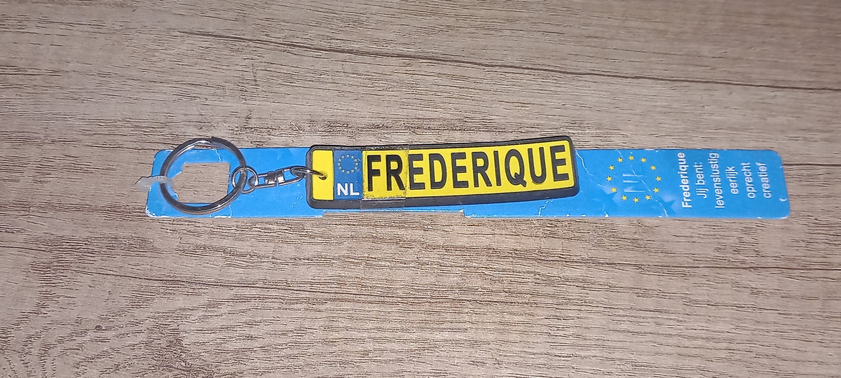 Sleutelhanger kenteken: Frederique