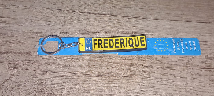 Sleutelhanger kenteken: Frederique