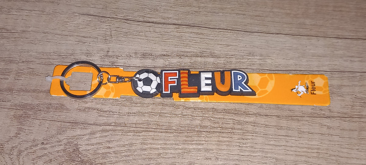Sleutelhanger voetbal: Fleur