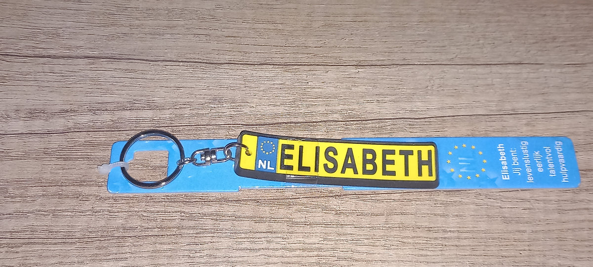 Sleutelhanger kenteken: Elisabeth