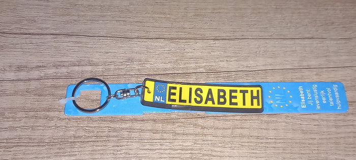 Sleutelhanger kenteken: Elisabeth