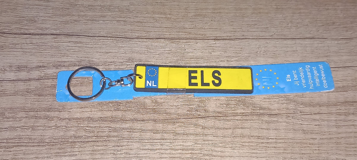 Sleutelhanger kenteken: Els
