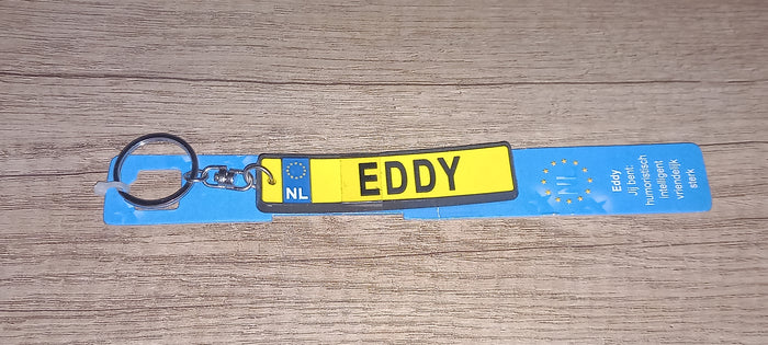 Sleutelhanger kenteken: Eddy