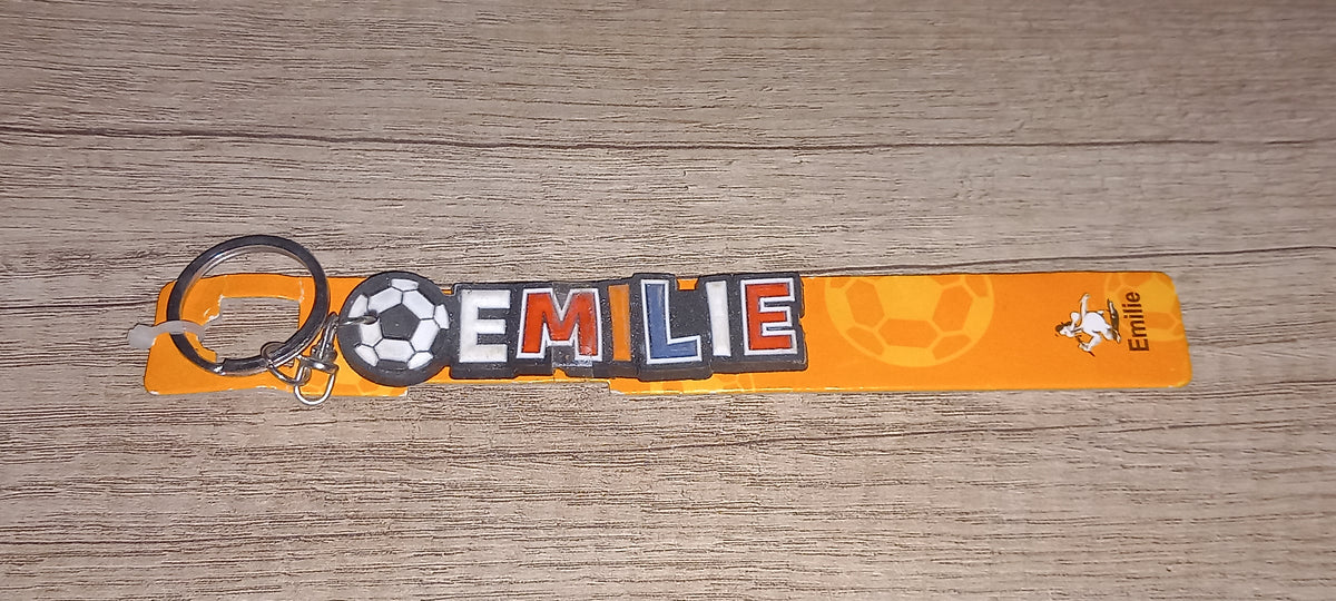 Sleutelhanger voetbal: Emilie