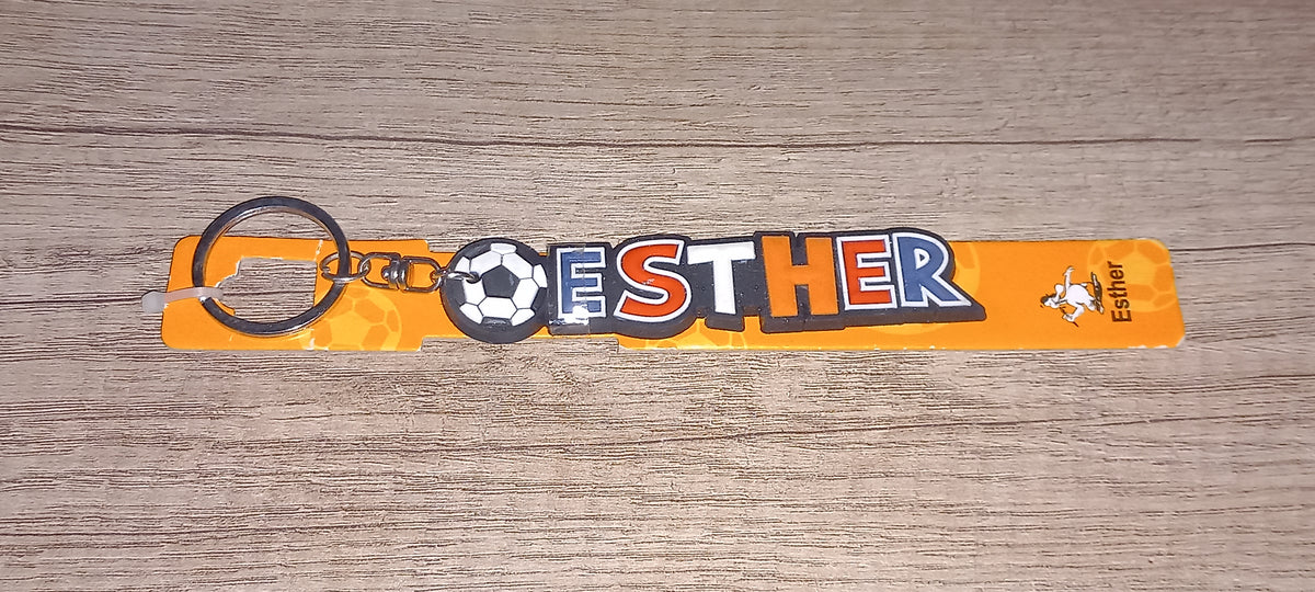 Sleutelhanger voetbal: Esther