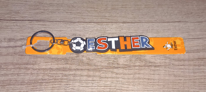 Sleutelhanger voetbal: Esther