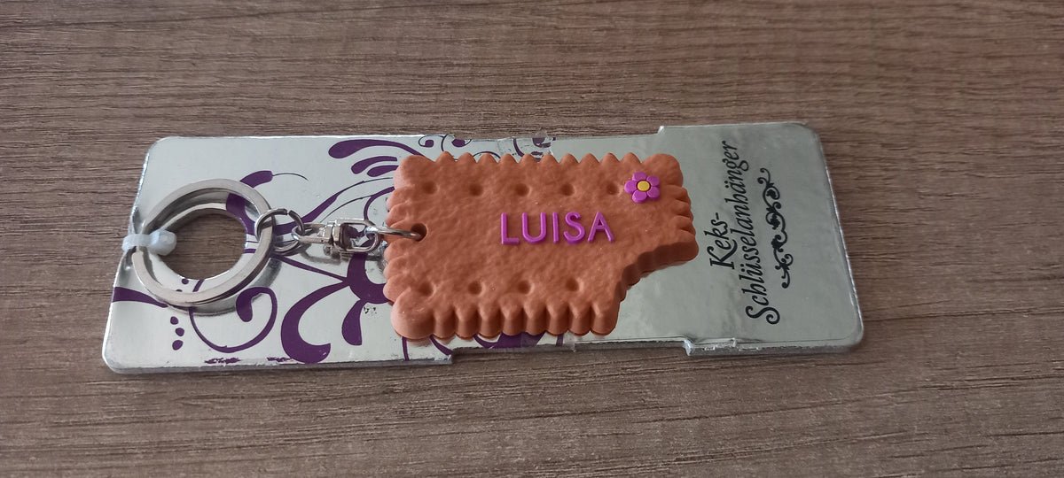 Sleutelhanger koekje: Luisa