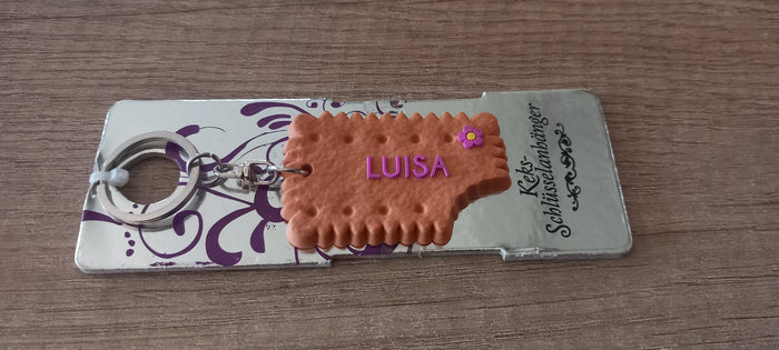 Sleutelhanger koekje: Luisa