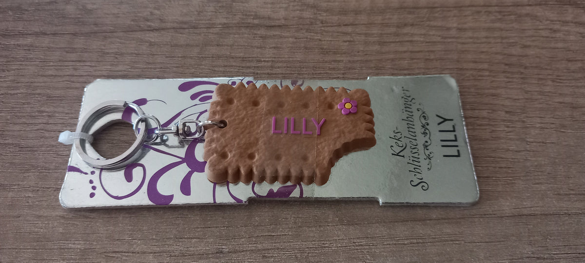 Sleutelhanger koekje: Lilly