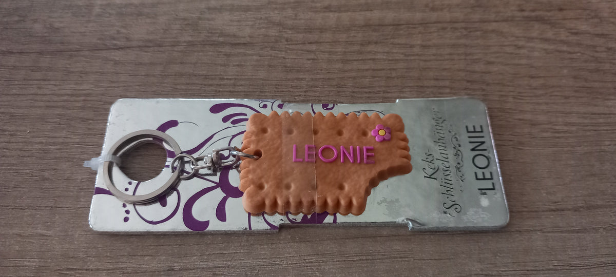 Sleutelhanger koekje: Leonie