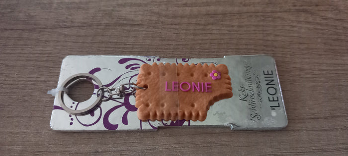 Sleutelhanger koekje: Leonie