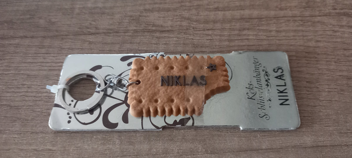 Sleutelhanger koekje: Niklas