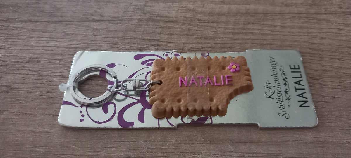 Sleutelhanger koekje: Natalie