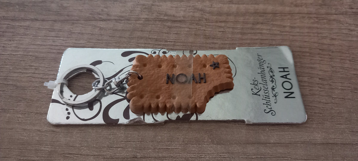 Sleutelhanger koekje: Noah