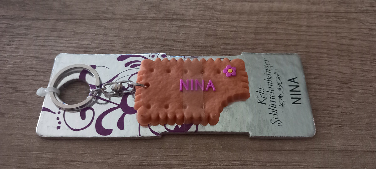 Sleutelhanger koekje: Nina