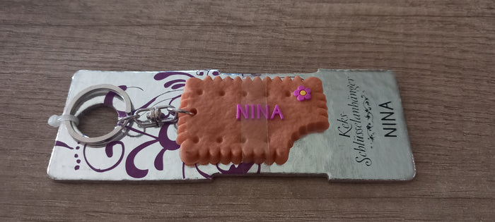 Sleutelhanger koekje: Nina