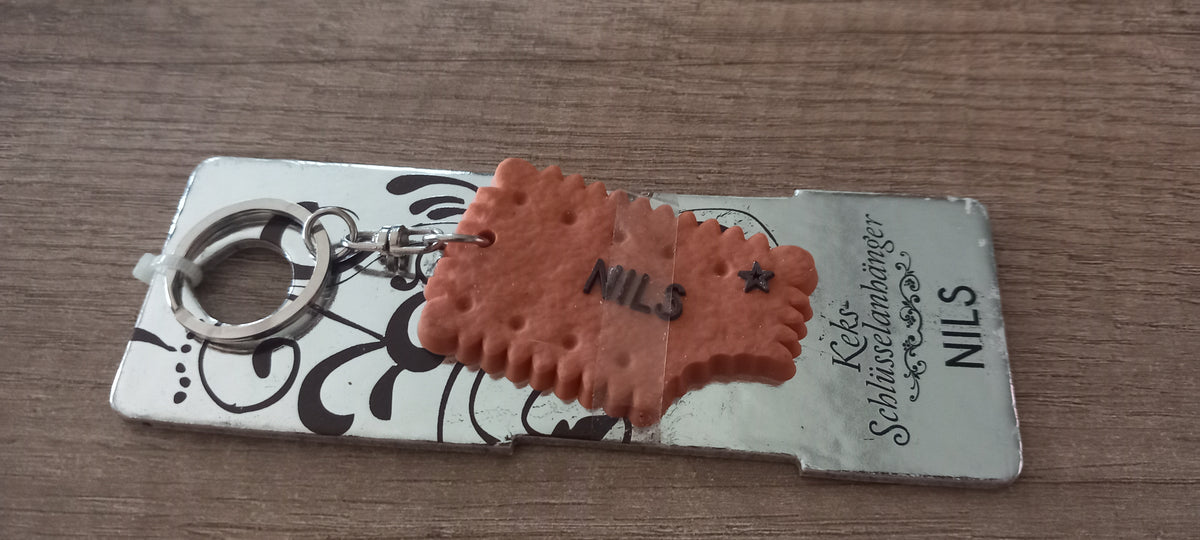 Sleutelhanger koekje: Nils
