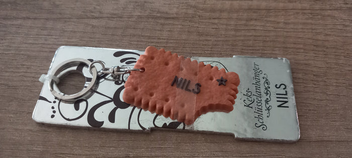 Sleutelhanger koekje: Nils