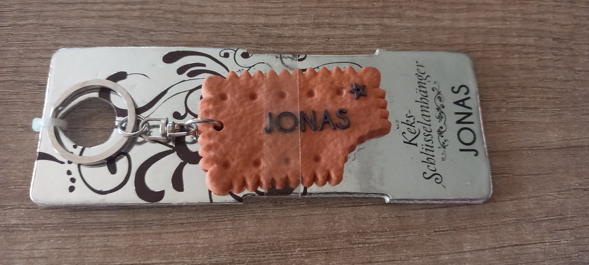 Sleutelhanger koekje: Jonas