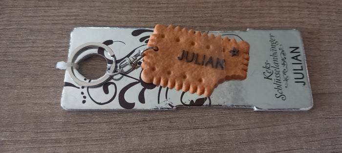 Sleutelhanger koekje: Julian