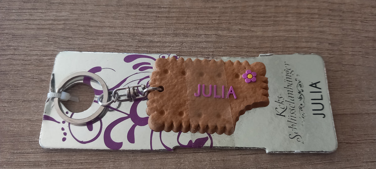 Sleutelhanger koekje: Julia